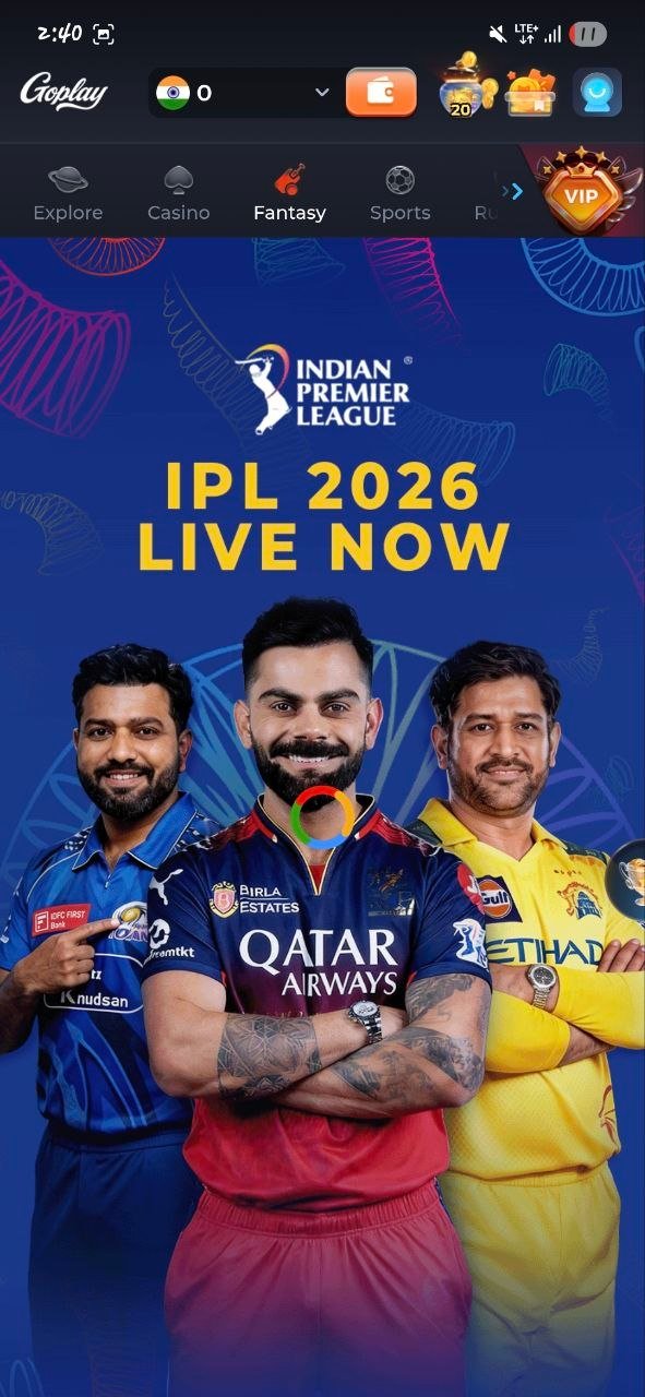 goplay game app ipl creat team